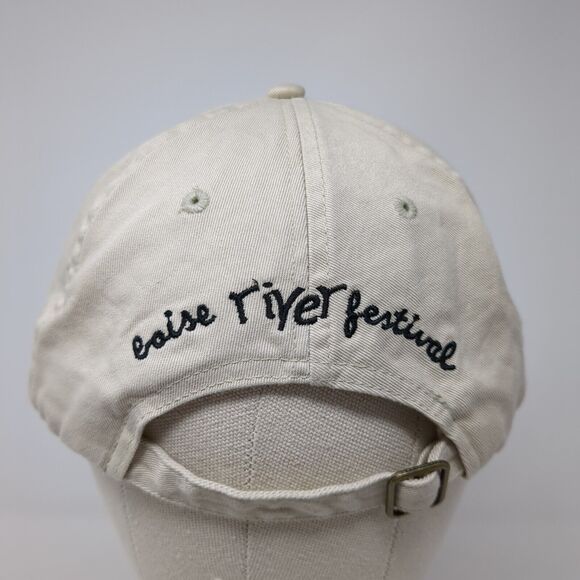 Boise River Festival Patch Slideback Hat Tan One Size Adjustable 6 Panel - Picture 5 of 8